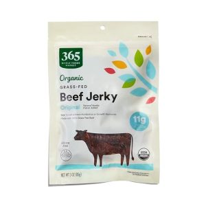 organic original beef jerky, 3 ounce