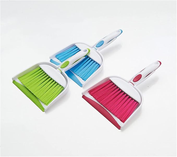 mini broom and dustpan set mini whisk set for desk, housekeeping, office, kitchen, pet nest, etc.,daily cleaning necessity plastic mini dustpan set (gray) mini broom and dustpan set mini whisk set for desk, housekeeping, office, kitchen, pet nest, etc.,daily cleaning necessity plastic mini dustpan set (gray)